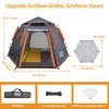 Sumosuma Camping Zelt, Quick Up Kuppelzelte Wurfzelt Produktbild-Vorschau 2
