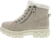 A side view of a cream-colored winter boot with faux fur lining. Anteprima dell’immagine prodotto