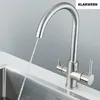Julie | 3 Wege Premium Silber gebürstet Trinkwasser Armatur Produktbild-Vorschau 3