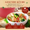 Krustenzauber Aluguss Bräter 24cm Rot Schmortopf Set Produktbild-Vorschau 9