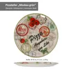zestaw 4 talerzy do pizzy Moscow & Red zielony czerwony Podgląd zdjęcia produktu 6