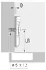 Hettich Topfband Sensys 8645i T52 Eckanschlag 110° – Produktbild-Vorschau 5