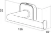 Tiger Carv Toiletrolhouder 15,6x8,2x5,2 cm Zwart Produktbild-Vorschau 6