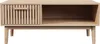 UnboxG Table basse en bois naturel, design rotin avec 1 Voir les images du produit 13
