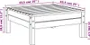 vidaXL Sgabello da giardino in legno di pino massiccio Anteprima dell’immagine prodotto 8