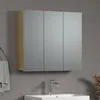 CALICOSY - Armoire de toilette 3 portes miroir L90 cm - Voir les images du produit 4