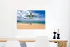 MuchoWow® Poster Flugzeug fliegt tief über eine Person Produktbild-Vorschau 5