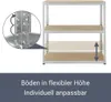 Juskys Lagerregal Basic 2er Set 180x90x40 cm - max. 1750 kg Produktbild-Vorschau 11