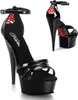 DELIGHT-662 Damen Sandale von Pleaser, Schwarz EU 37, US 7 Produktbild-Vorschau 1