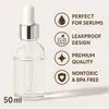 gouveo 6er Set Pipettenflaschen 50 ml aus Klarglas - Leere Produktbild-Vorschau 7