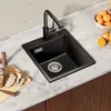 Granitspüle mit Siphon 40 x 45 cm, pflegeleichte & Produktbild-Vorschau 10