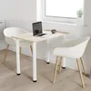 AKKE Sonoma Esstisch mit weiße beine LxBxH: 70x60x74 cm Produktbild-Vorschau 1