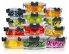 YASHE Glas-Frischhaltedosen LN-12PCS, 12 Behälter, 6,75 L, Produktbild-Vorschau 1