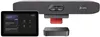 A Poly video conferencing system with a camera bar, a control tablet, and a small media box, displayed against a white background. Produktbild-Vorschau