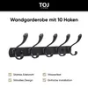 TOJ Living Wandgarderobe - 45CM - 10 Haken - Produktbild-Vorschau 3