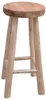 vidaXL Barhocker Teak Massivholz Produktbild-Vorschau 4