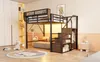 Letto a soppalco 140x200 cm con striscia LED, scala di Anteprima dell’immagine prodotto 20