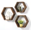 Set mit 3 hexagonalen Wandregalen für eine einzigartige Produktbild-Vorschau 1