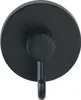 A black hook is shown against a white background. Produktbild-Vorschau