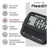 A product image showing a digital parking disc with its features listed on the left side. Náhľad obrázku produktu