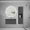 Badezimmer Badmöbel 80 cm Mineralguss Waschtisch mit Produktbild-Vorschau 7