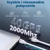 Extralink Cat.8 U/FTP 0,5 m 40 Gb/s Płaski patchcord LAN Podgląd zdjęcia produktu 3