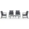 vidaXL 5-tlg. Garten-Lounge-Set mit Auflagen Massivholz Produktbild-Vorschau 3