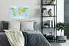 MuchoWow® Poster Weltkarte - Kinder - Tiere 90x60 cm - Produktbild-Vorschau 4