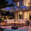 COSTWAY Doppelsonnenschirm 375x200cm, Gartenschirm mit Produktbild-Vorschau 10