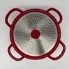 Krustenzauber Aluguss Bräter 24cm Rot Schmortopf Set Produktbild-Vorschau 4