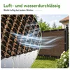 Sonnensegel 2x5M Rechteck, Sichtschutz Zaun mit Alu-Ösen Produktbild-Vorschau 5