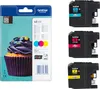 Brother Original-Tinte / Tinte LC-123RBWBP, CMY, 3x600s Produktbild-Vorschau 5