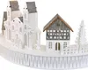 Drewniana wioska z kościołem LED 17x40 cm Podgląd zdjęcia produktu 6