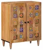 vidaXL Credenza Naturale 60 x 33 x 75 cm Legno massello Anteprima dell’immagine prodotto 8