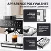 Machine à café Zimilo avec moulin, 1350 W, double chaudière Voir les images du produit 7