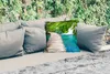 MuchoWow® Outdoor Kissen - Brücke - Wasser - Pflanzen - Produktbild-Vorschau 2