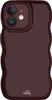 Glossy Wavy Hülle Burgundy  - Kompatibel mit iPhone 12 Produktbild-Vorschau 1