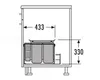 Hailo Abfallsammler 3630451 XX Inset Aufsatz XXL 18 + 12 + Produktbild-Vorschau 3