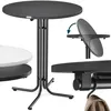 Runder Klapp-Stehtisch Weiß Anthrazit für Indoor & Outdoor, Produktbild-Vorschau 12