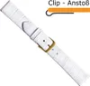 Herzog Louisiana Clip Damen | Uhrenarmband Leder weiss Produktbild-Vorschau 3