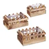 Relaxdays Blumenkasten 3er Set, Holz, Zaunoptik, Balkon & Produktbild-Vorschau 10