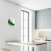 Glasuhr Wanduhr Küchenuhr Echt-Glas 30fi cm Abstrakte Produktbild-Vorschau 5