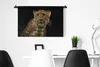 MuchoWow® Wandteppich Wandbehang Panther - Schwarz - Grün Produktbild-Vorschau 4
