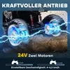 AIYAPLAY 24V elektrická štvorkolka pre deti, detská Náhľad obrázku produktu 4