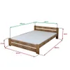 Bett Laura 160 x 200 cm, Eiche Matratze: Ohne Matratze, Produktbild-Vorschau 3