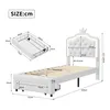 UnboxG Kinderbett 90x200 cm Weiß – Prinzessinnenbett mit Produktbild-Vorschau 6
