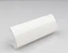 A white door handle on a light gray background. Produktbild-Vorschau