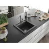 Mexen Vito 1-Becken-Granit-Spüle mit Mischbatterie Flora, Produktbild-Vorschau 2