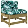 vidaXL 5-tlg. Garten-Lounge-Set mit Kissen Imprägniertes Produktbild-Vorschau 5