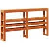 Massivholzbett ohne Matratze Wachsbraun 120x190 cm Produktbild-Vorschau 6